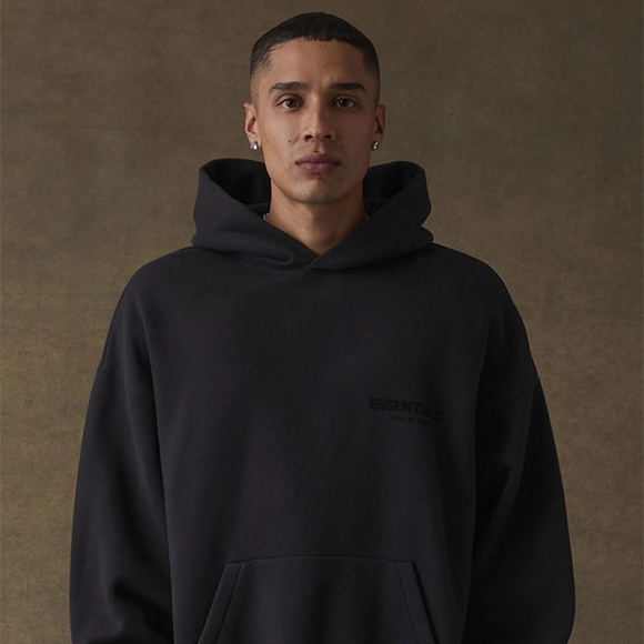 Fear of God ESSENTIALS Stretch Limo Hoodie SIZE LARGE - Picture 1 of 4